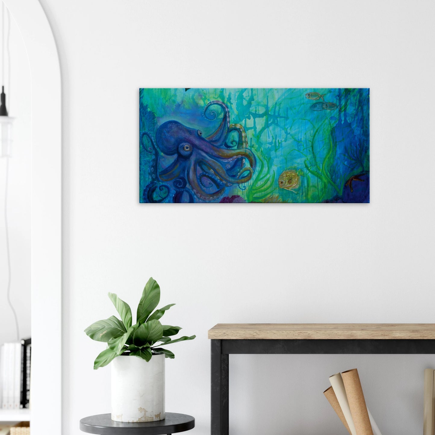 "Signor Polpo Holds Court" - Original