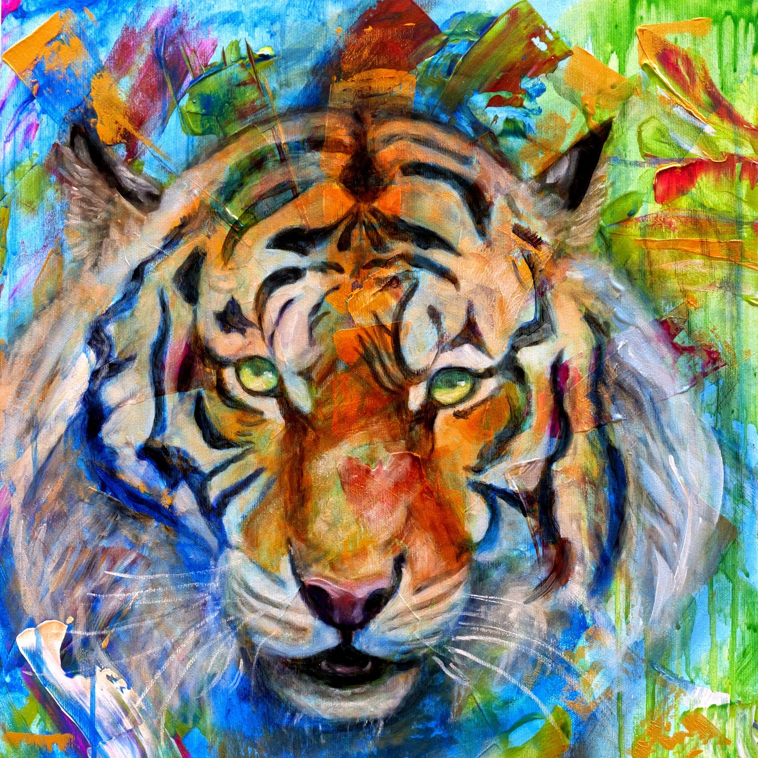Colorful tiger